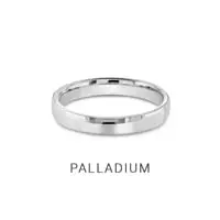 Palladium wedding rings