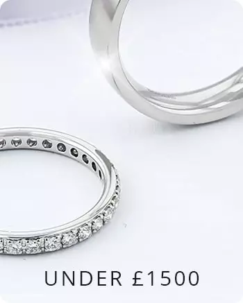 Wedding rings under £1500