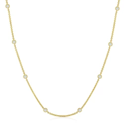 18ct Yellow Gold "Diamonds by the Yard" Necklace