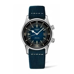 LONGINES LEGEND DIVER WATCH 42mm Blue Dial with Strap