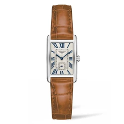 LONGINES DOLCEVITA 20.8 x 32mm Silver Dial Watch on a Leather Strap