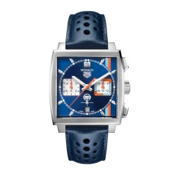 TAG Heuer Special Edition Monaco X Gulf 39mm Chronograph Watch